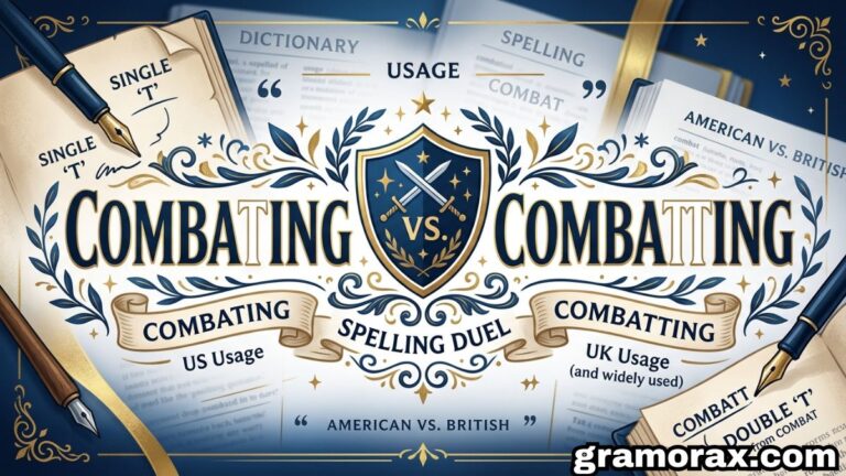 Combating vs Combatting: Which One Should You Use? ⚔️✨