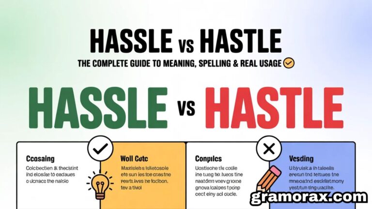 Hassle vs Hastle: The Complete Guide to Meaning, Spelling & Real Usage ✍️✨