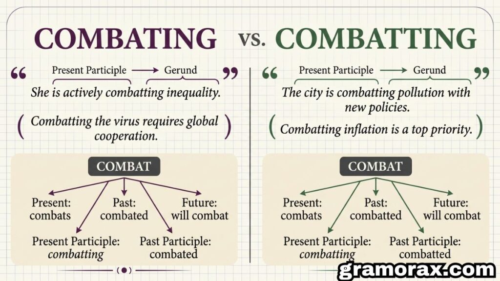 Combating vs Combatting: Which One Should You Use? ⚔️✨

