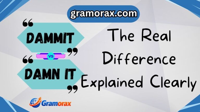 Dammit vs. Damn It 😤 — The Real Difference Explained Clearly
