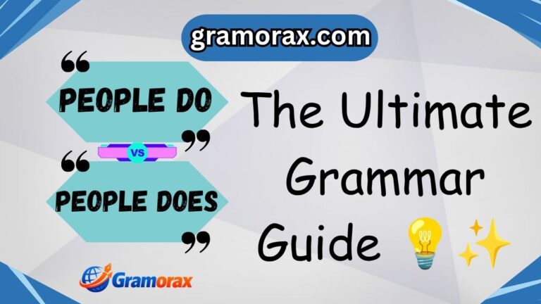 People Do or People Does? The Ultimate Grammar Guide 💡✨