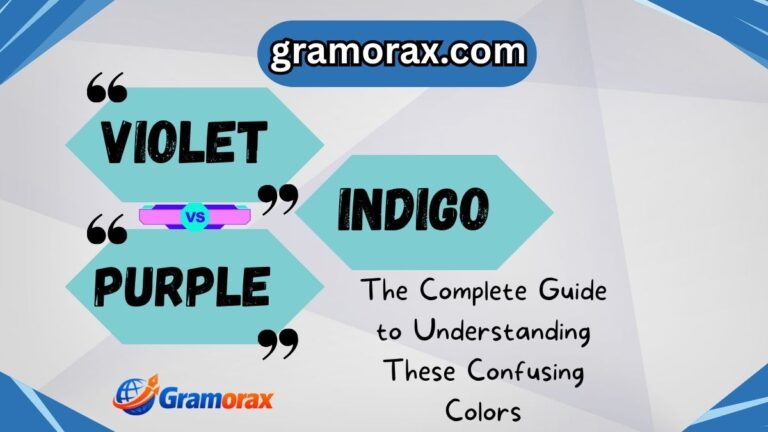 Violet vs Indigo vs Purple 🌈 — The Complete Guide to Understanding These Confusing Colors