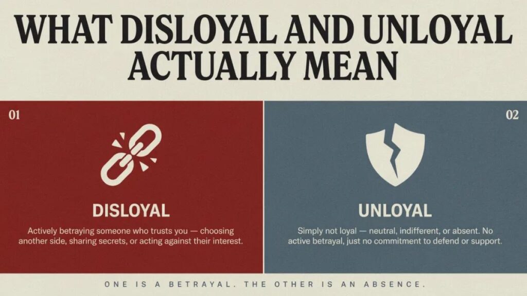 Disloyal vs Unloyal 🤝❌ The Real Difference Explained Clearly

