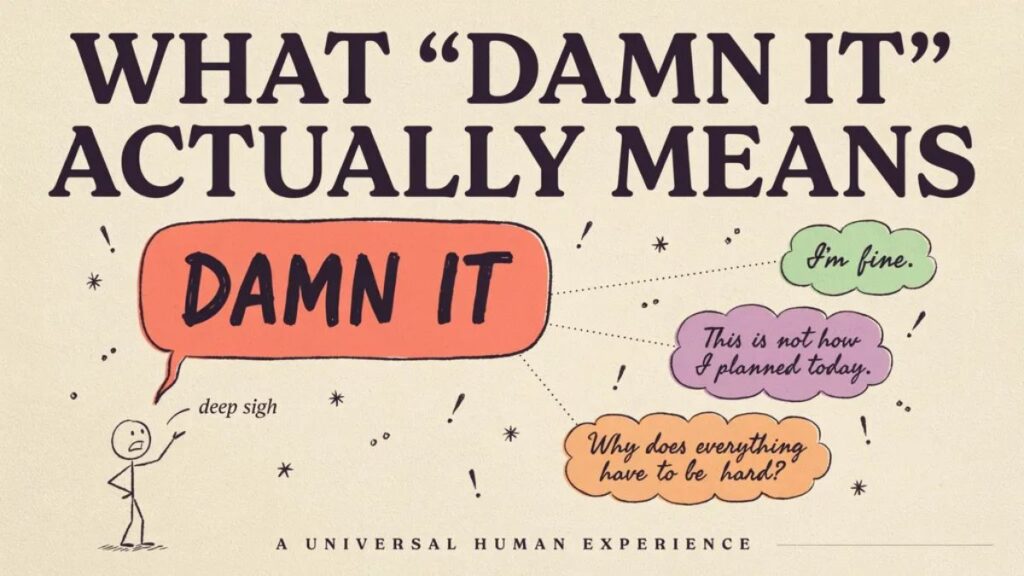 Dammit vs. Damn It 😤 — The Real Difference Explained Clearly

