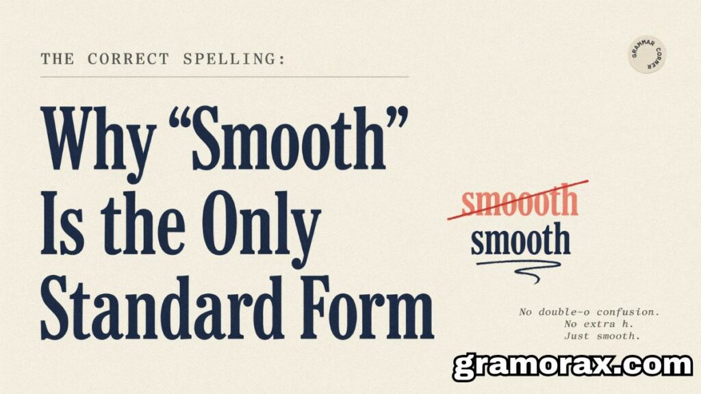 Smooth vs. Smoothe: The Only Guide You'll Ever Need ✨