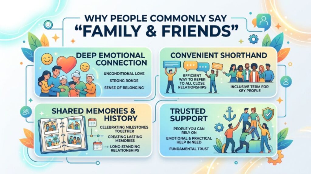 Family & Friends or Friends & Family? 🤝💙 The Complete Guide to the Right Order, Meaning & Usage


