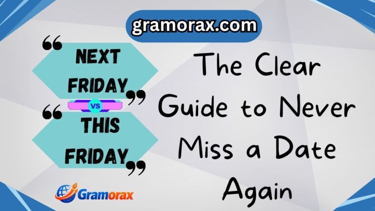 📅 Next Friday vs This Friday: The Clear Guide to Never Miss a Date Again