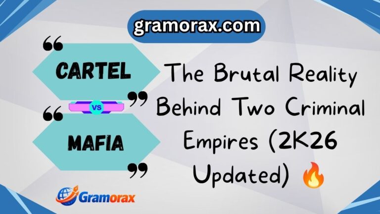 Cartel vs Mafia: The Brutal Reality Behind Two Criminal Empires (2K26 Updated) 🔥
