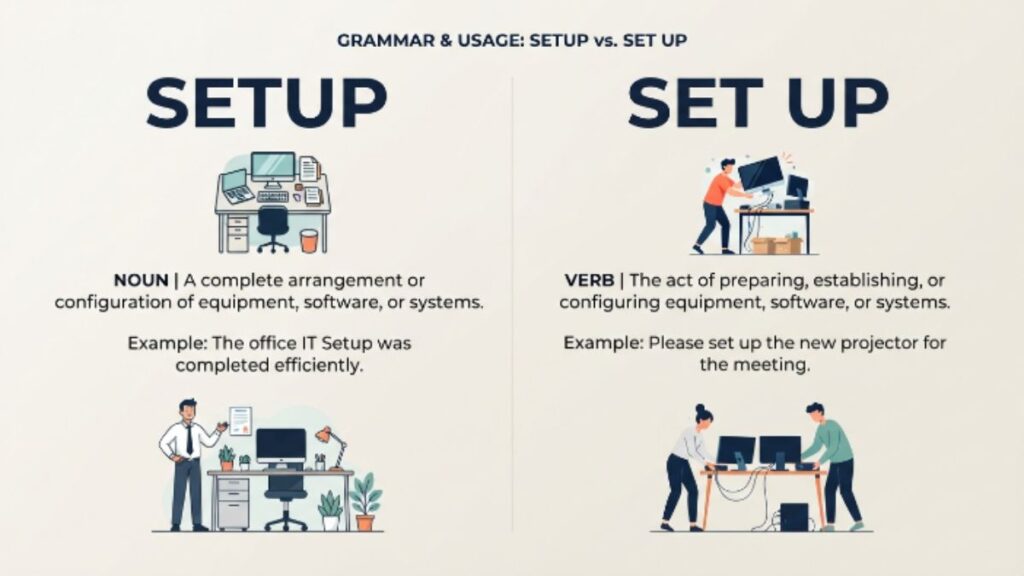 Setup vs Set Up: Master the Difference Like a Pro (2K26 Updated) ✨