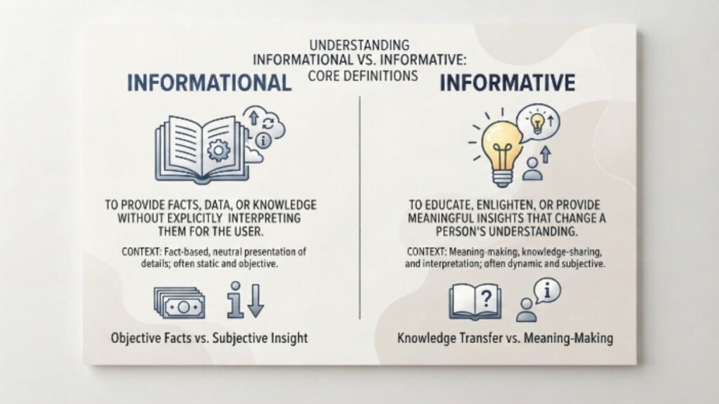 Informational vs Informative: What's the Real Difference? 📘✨