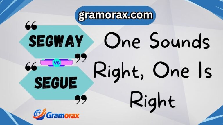Segway vs. Segue 🤯🚲✍️ — One Sounds Right, One Is Right