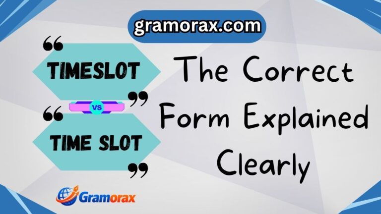 Timeslot vs Time Slot ⏰ — The Correct Form Explained Clearly