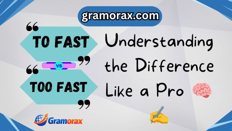 To Fast or Too Fast? Understanding the Difference Like a Pro 🧠✍️