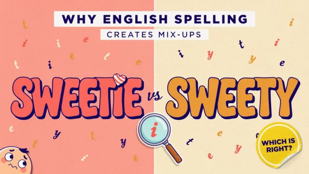 Why English Spelling Creates Mix-Ups Like Sweetie vs Sweety